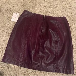 Pomegranate wine free people skirt